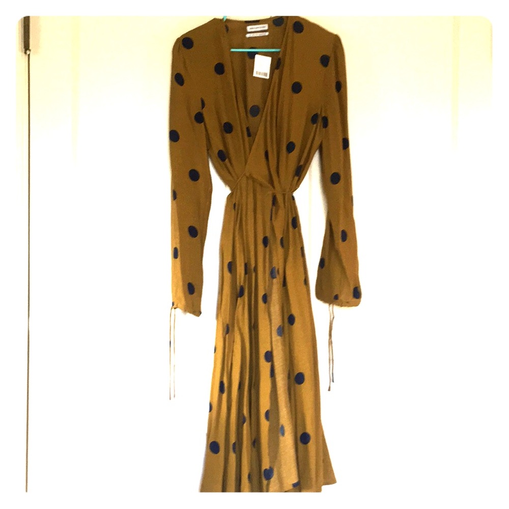 Urban outfitters maxi wrap dress
